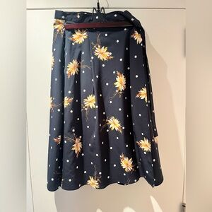 Banana Republic Faux wrap skirt